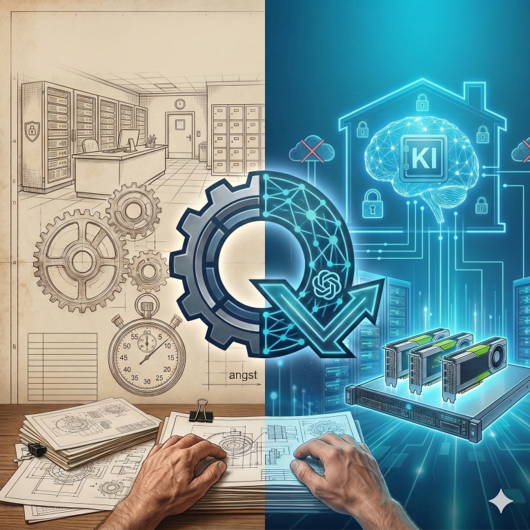 Wenn die Daten nicht raus dürfen, kommt die KI eben rein